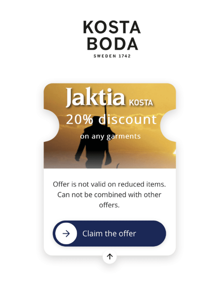 kosta boda voucher box