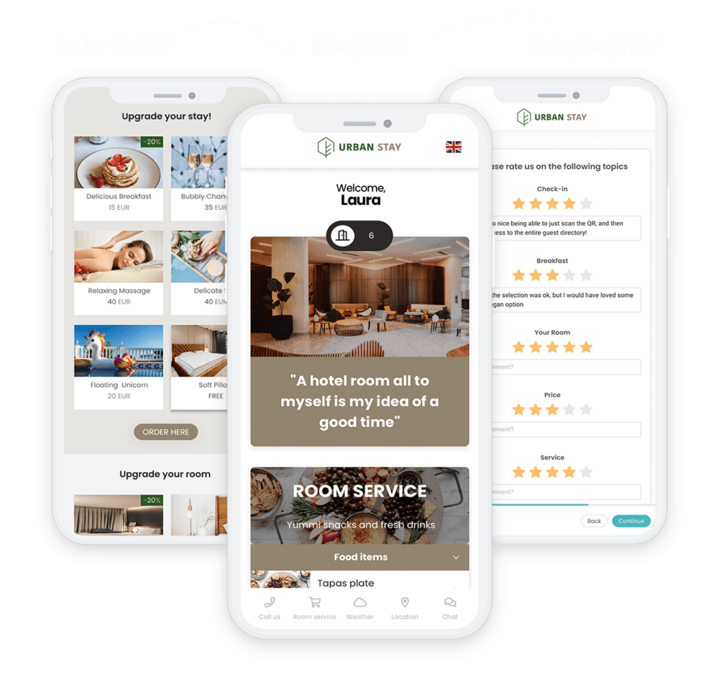 DigitalGuest experience platform for hospitality