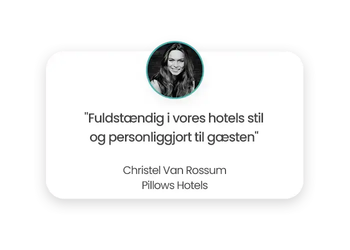 testimonial pillows hotels